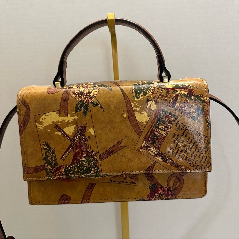 Patricia Nash Goring Crossbody – Leather Top Handle, My European Trip